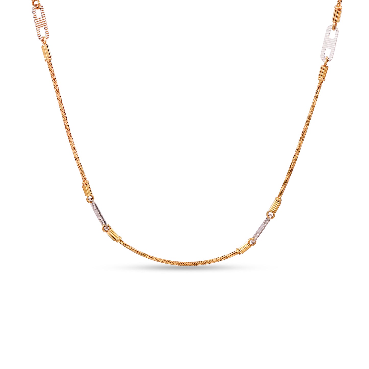 22k Gold 916 Chain - Handmade Indian Designer Gold Chain - Versatile and Precious