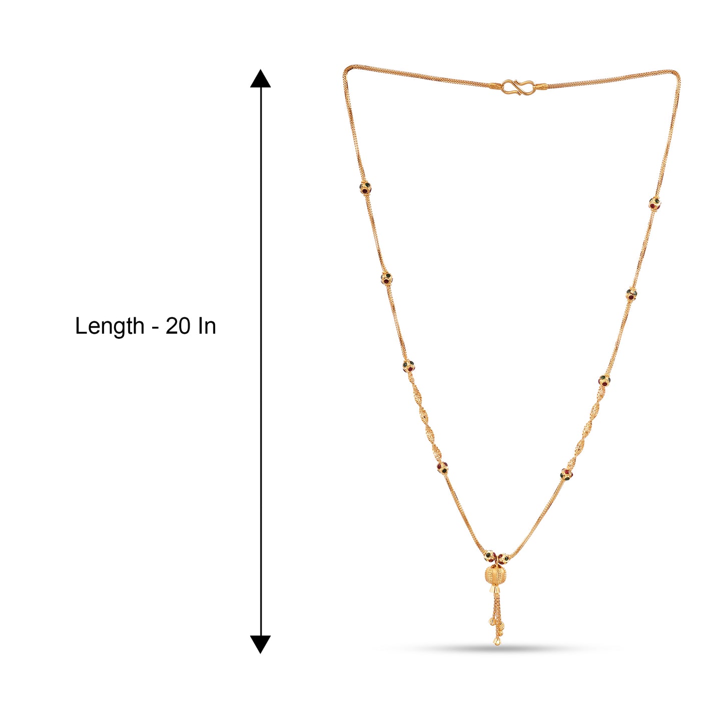 22k Solid Gold Chain - 916 Hallmarked - Handcrafted Designer Chain