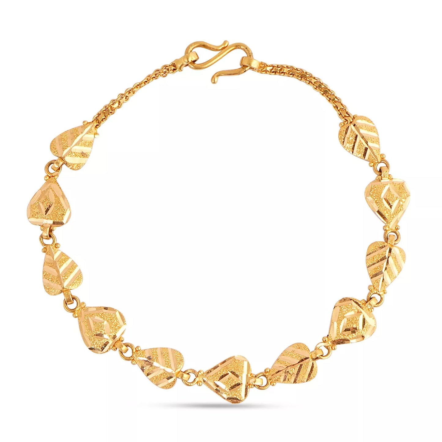 916 hallmark gold ladies handcrafted braclet for party and daily wear