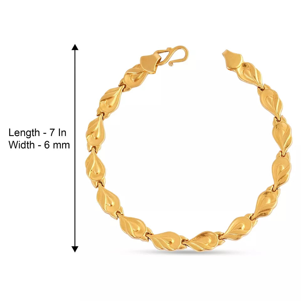 Elegance Redefined 916 Hallmark Gold Ladies Handcrafted Bracelet