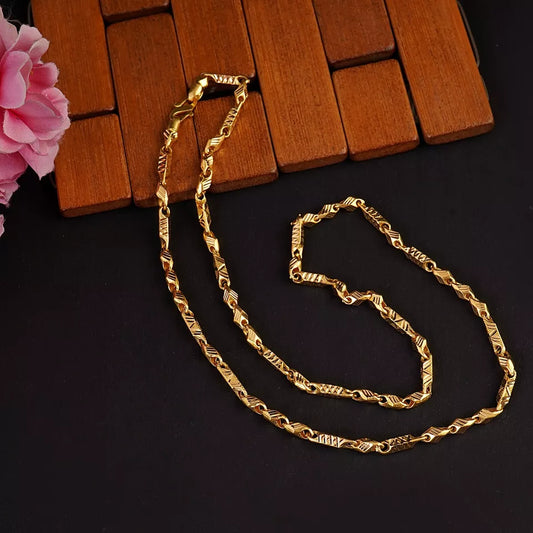 22 kt Solid Gold Hallmark 916 Handcrafted Chain Byzantine Chain Anniversary