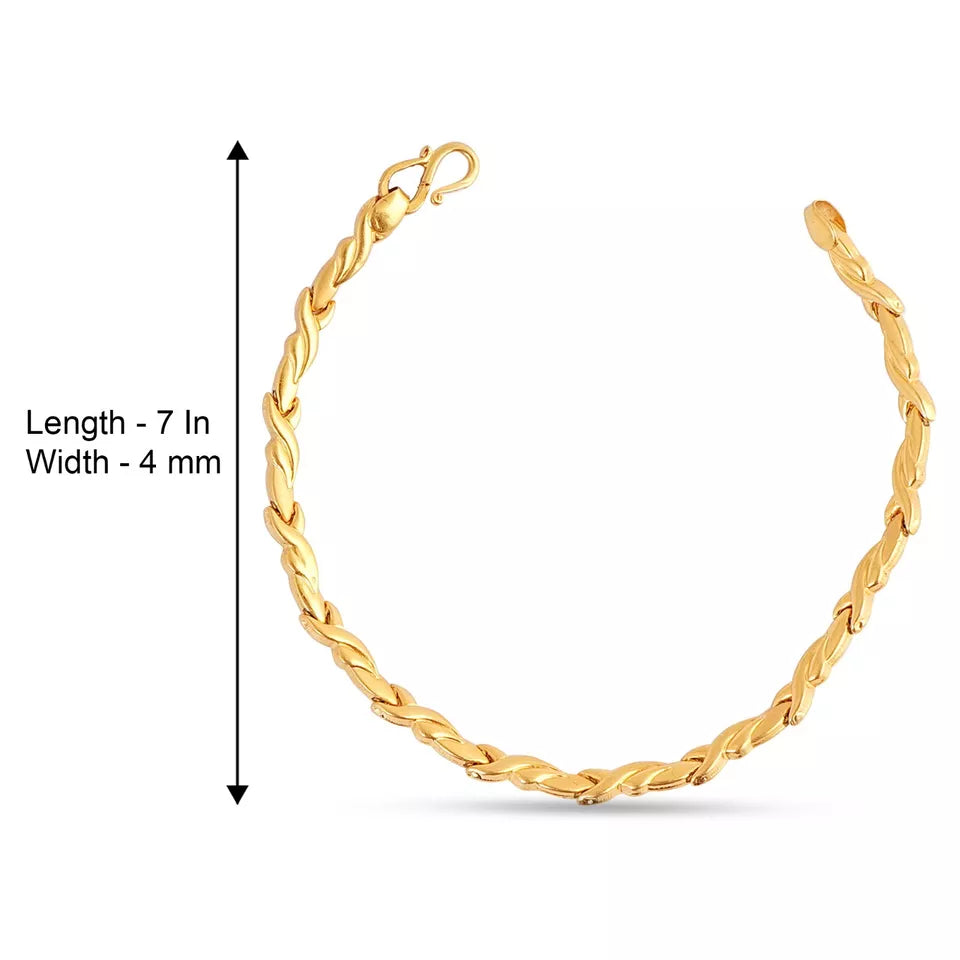 916 hallmark gold ladies handcrafted braclet for party and daily wear