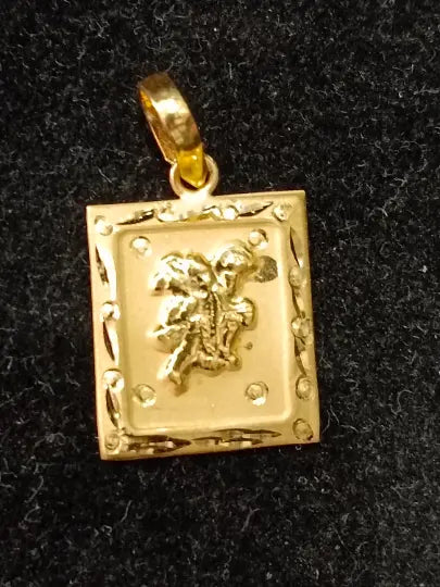 22 K 916 Solid Gold Hanuman Ji Pendent Beautiful Light Weight Handmade Pendent