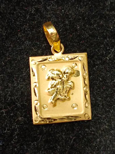 22 K 916 Solid Gold Hanuman Ji Pendent Beautiful Light Weight Handmade Pendent